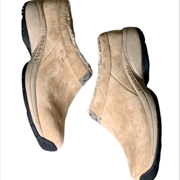 Merrell Primo Chill Slide Beige Suede Upper Wool Fleece Lined w/o Insole 5.5 42D - Picture 4 of 9